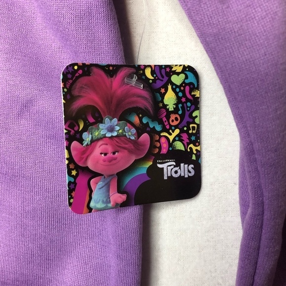 Trolls Matching Pant Set Girls Size 4 NWT - Picture 3 of 12